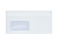 Koperta DL biała SK okno lewe 1szt.